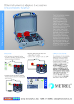 Metrel A1632 eMobility Analyser Ang TN Details-cover